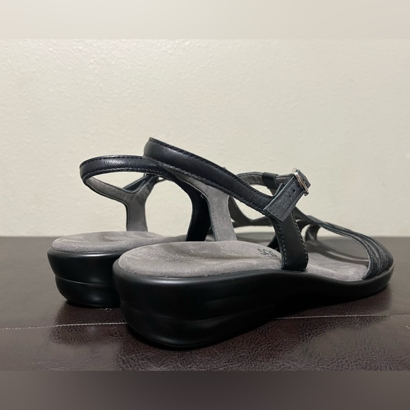 SAS black snake Capri T-Strap Sandal size 10 - Picture 8 of 12